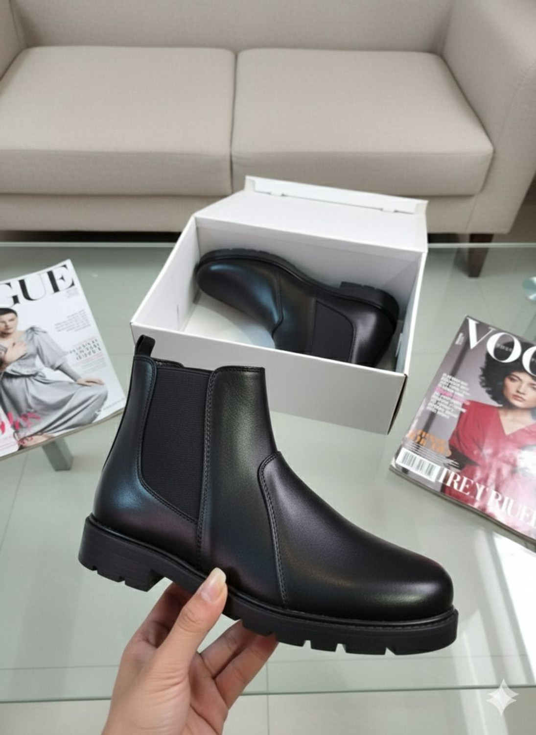 Image of Posewalk Lightweight Comfort Summer Trendy Premium Stylish Black Boots For Women