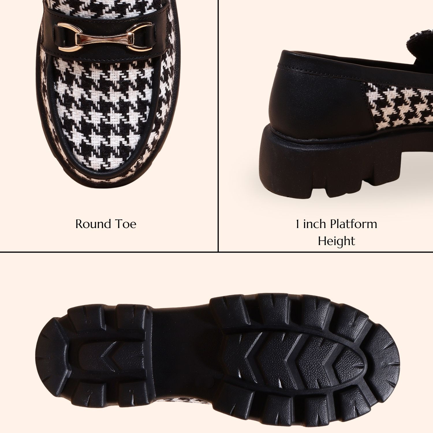 Image of TRASE TRASE Casual Moccasin Style Loafers for Women Slip-On Design Loafers For Women
