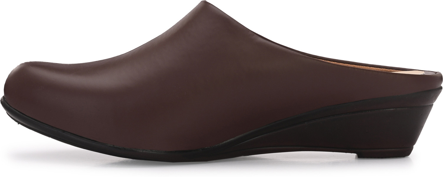 Image of FOOTLOOSE Women Flats Comfortable Slip On Backless Pointed Toe Mules Shoes Casuals For Women