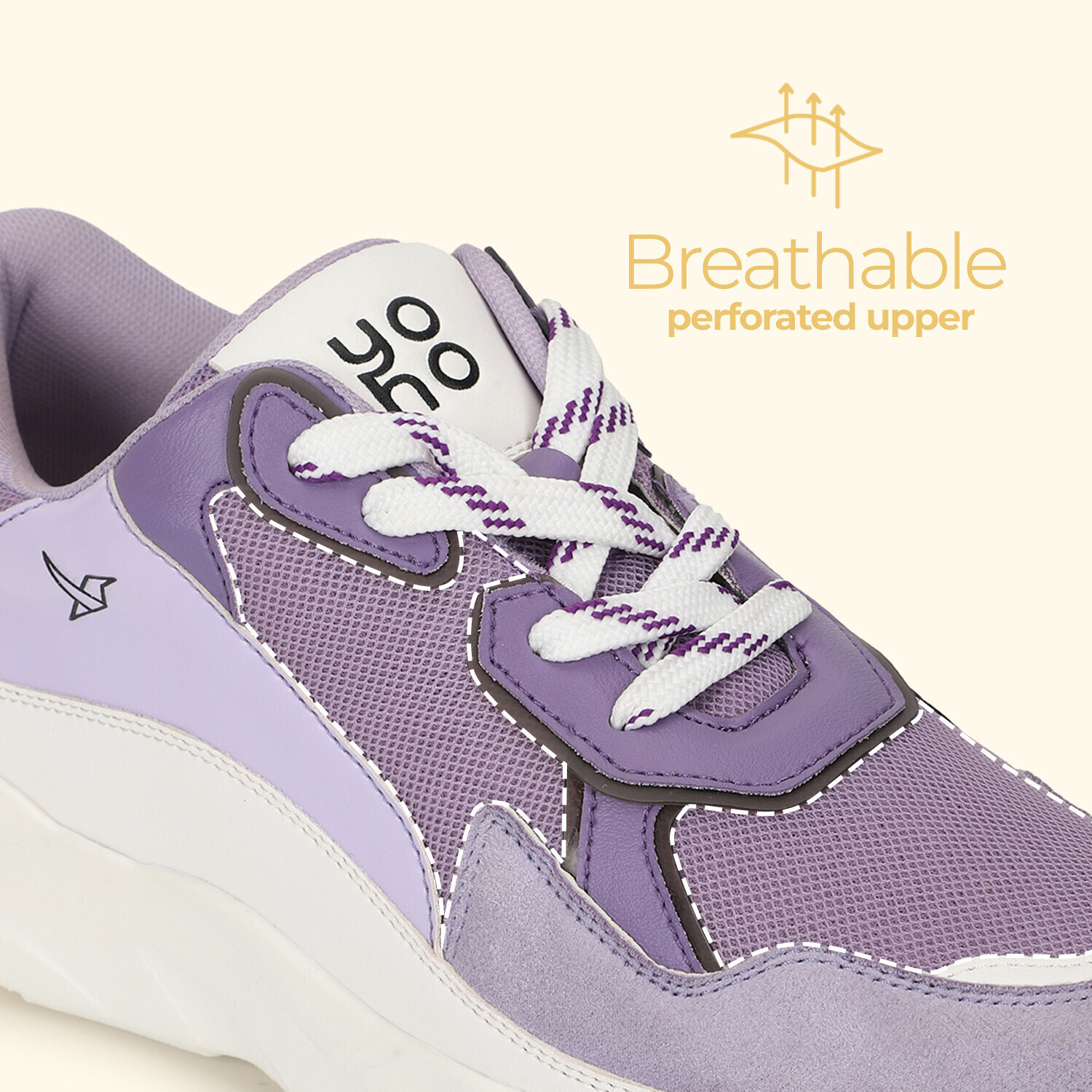 Image of yoho Chunky Sneakers | Cushioned Insole | Anti-Skid Sneakers For Women