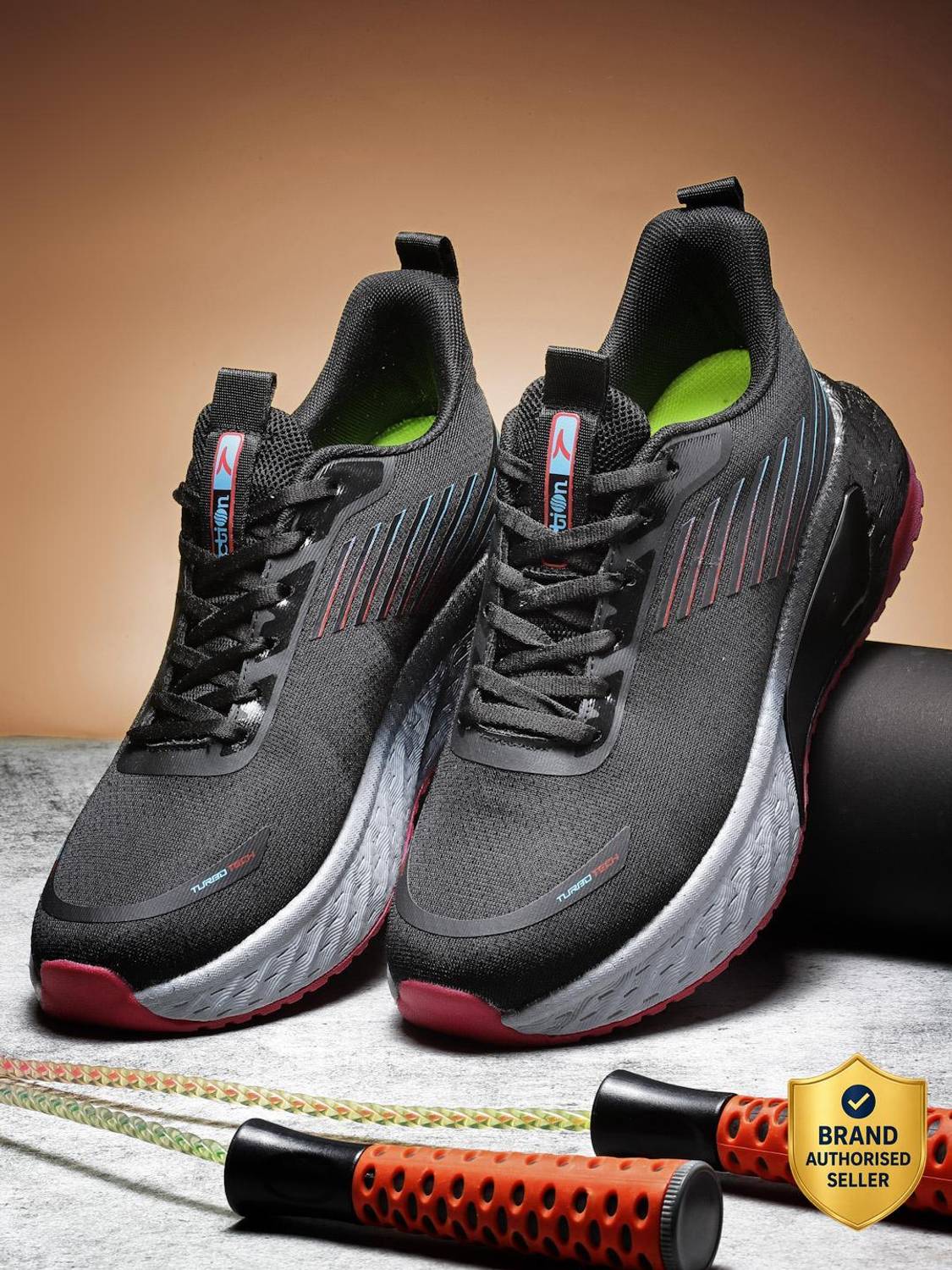 action Athleo TURBO-504 Trendy Lightweight Comfortable Durable Sports Lace-Up Running Shoes For Men