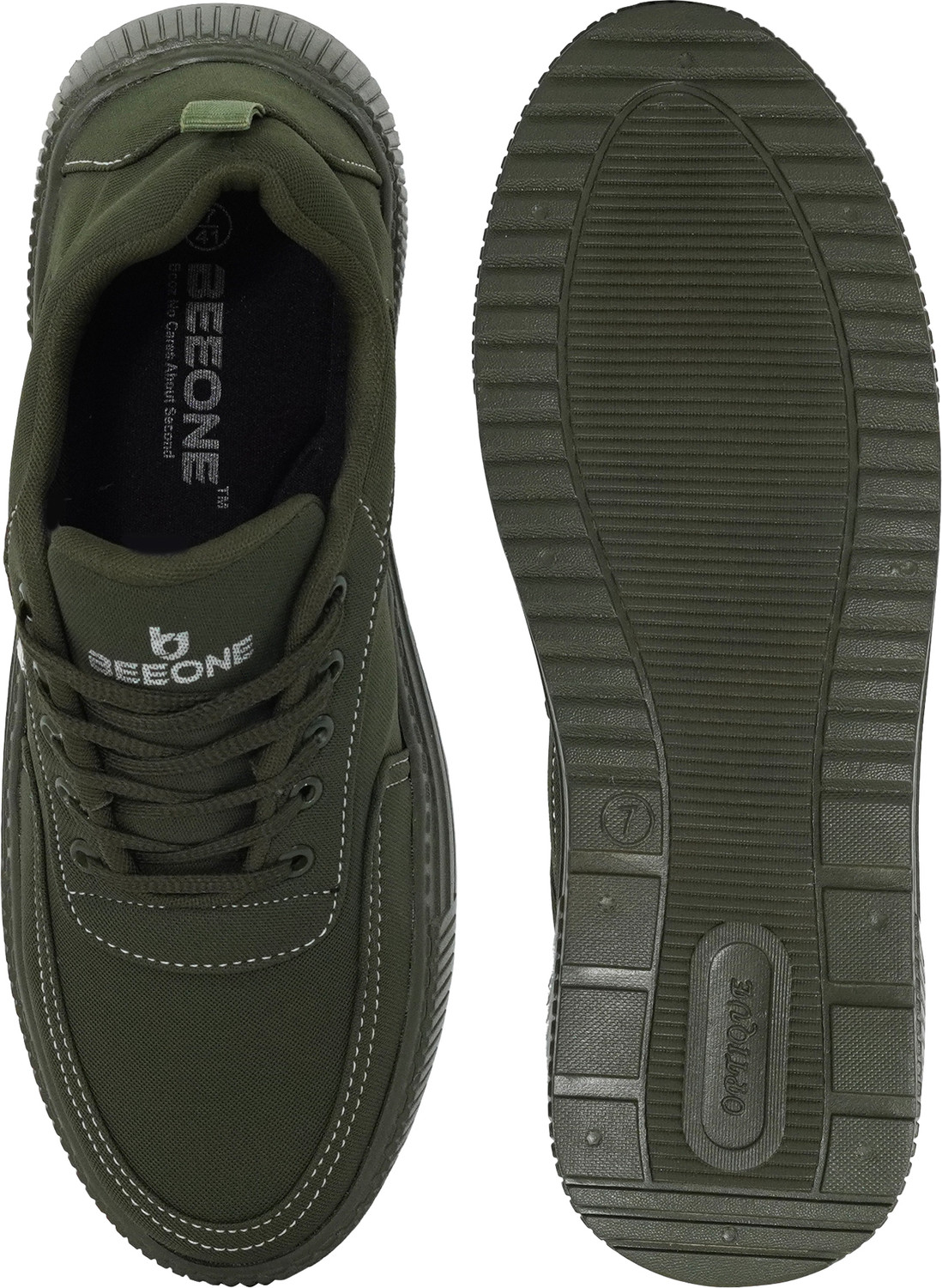 Image of BeeOne Men's Stylish Lace-Up Casual Sneakers for Everyday Comfort Casuals For Men