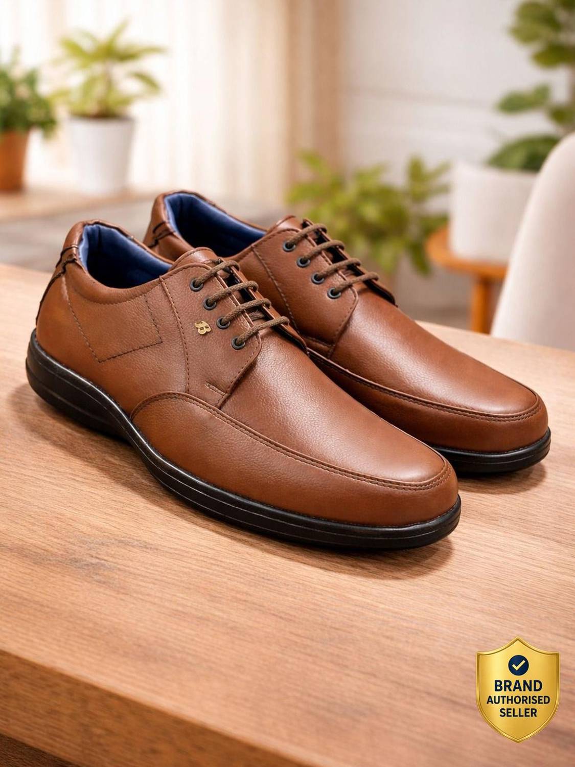 Bata Lace Up For Men (Brown , 6)
