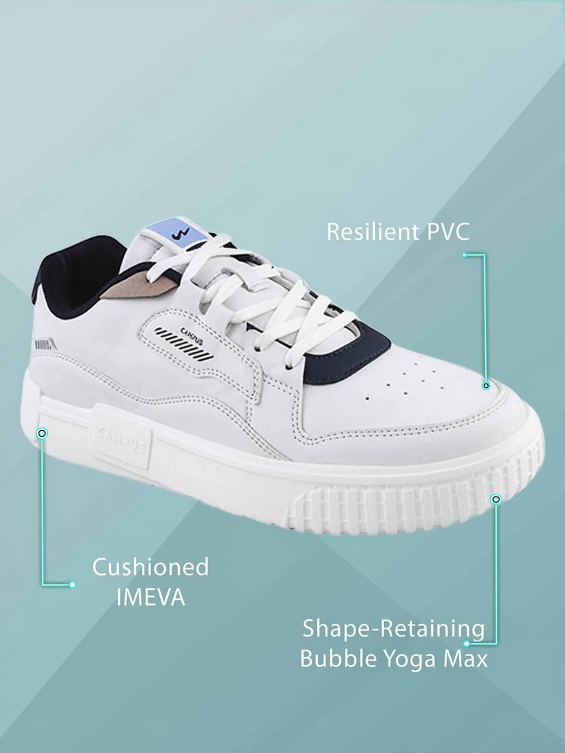 CAMPUS OG-11 White Men's Sneakers - Image 3