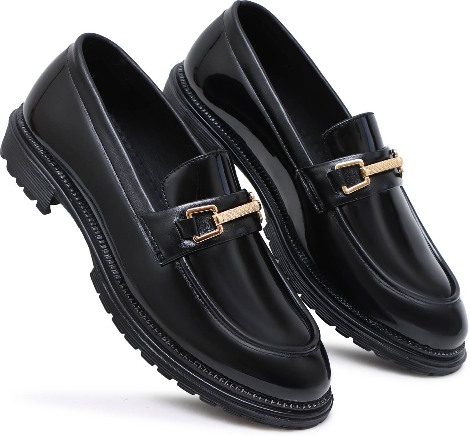SHUAN Men's Black Slip On - Image 1