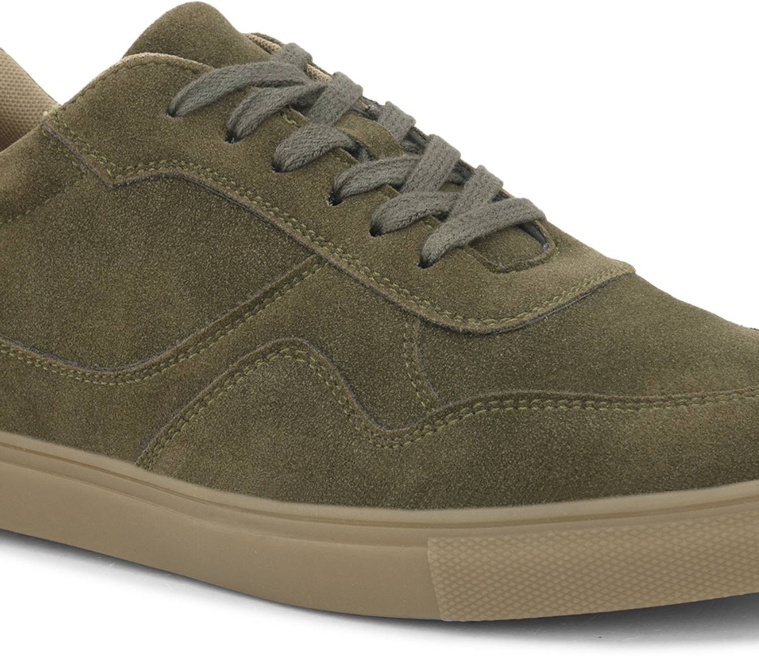 Roadster Men's Comfortable Outdoor Sneakers (Green) - Image 3