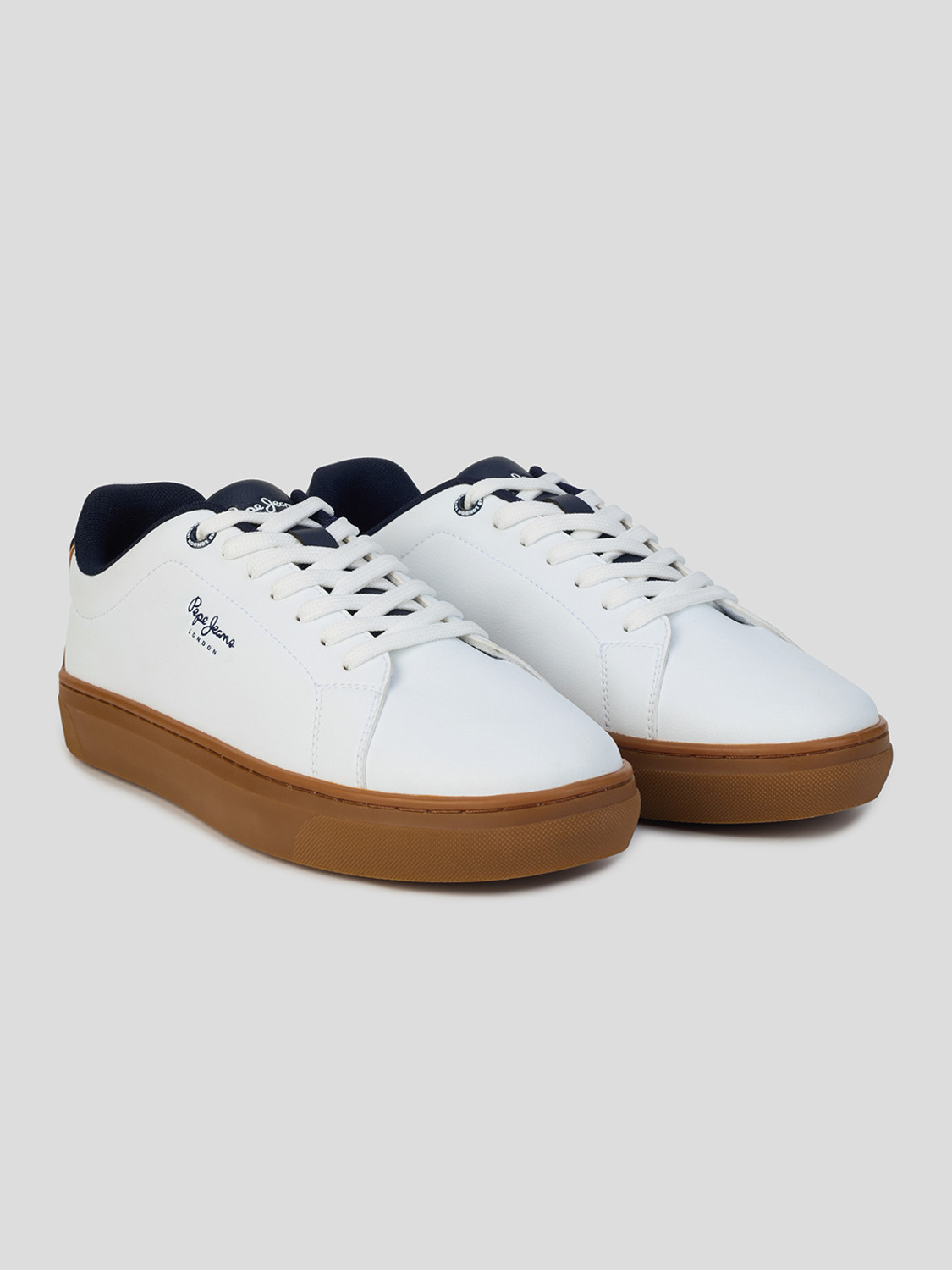 Image of Pepe Jeans Sneakers For Men (Red, White, 8)