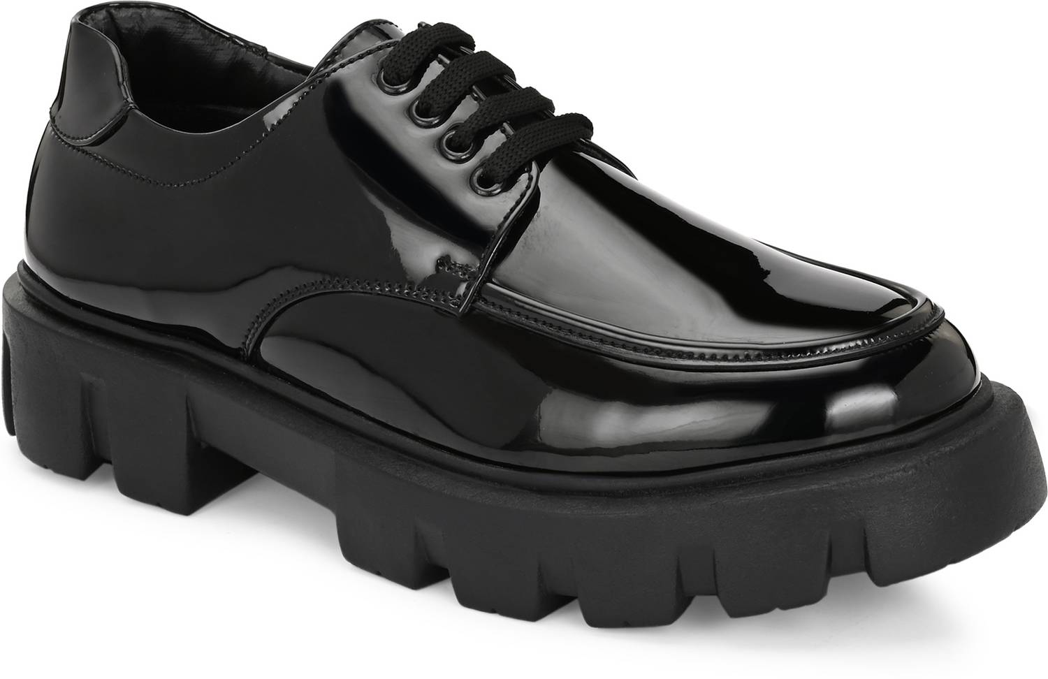 Leo's Fitness shoes Leo Chunky Patent Casual Shoes - Image 2