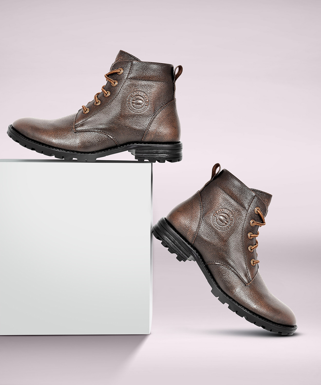 Allen Cooper Classic Handmade Leather Shoes Boots For Men