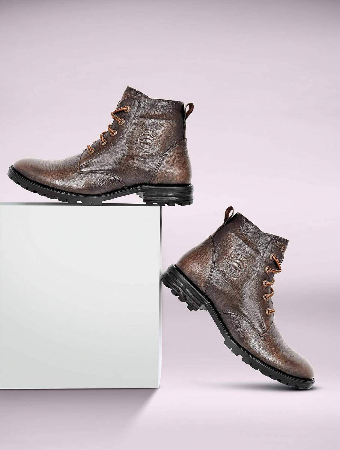 Allen Cooper Classic Handmade Leather Shoes Boots For Men