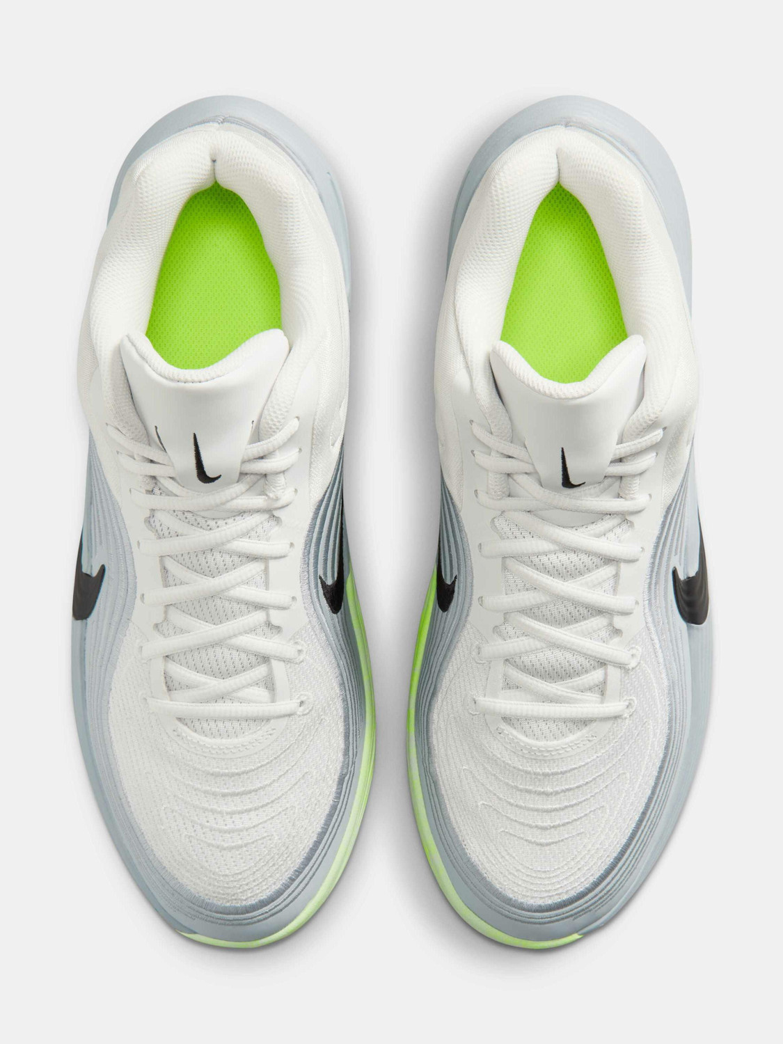 Image of NIKE Precision 8 MID Basketball Shoes For Men (Grey, 8)