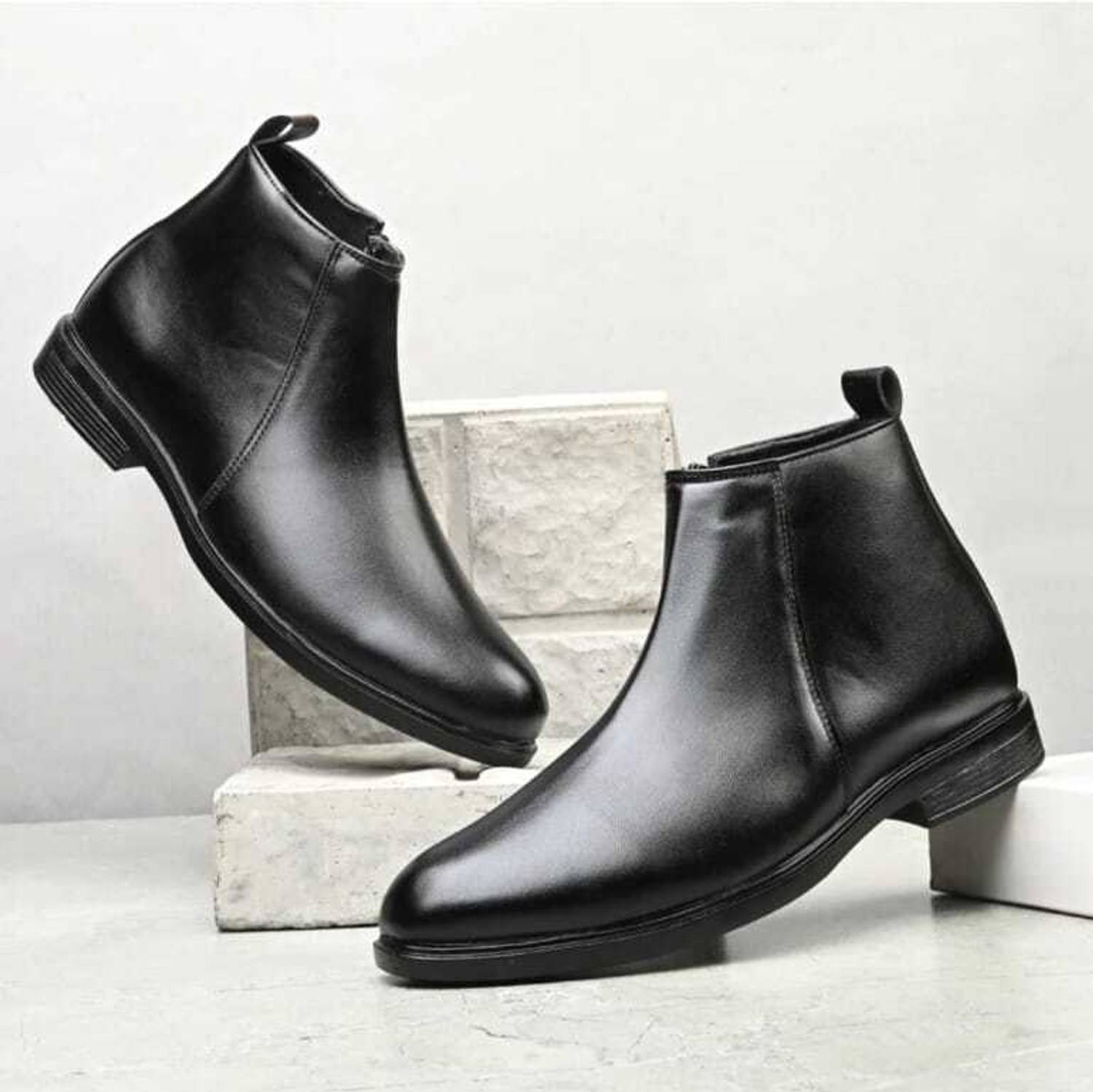 biloni Chelsea Zip Boot Boots For Men Black
