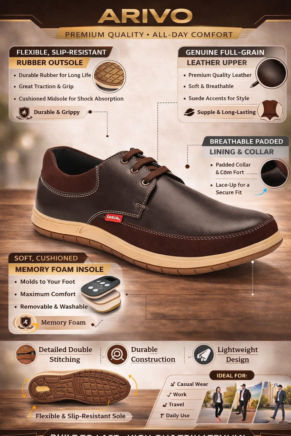 Image of Arivo Corporate Casuals For Men