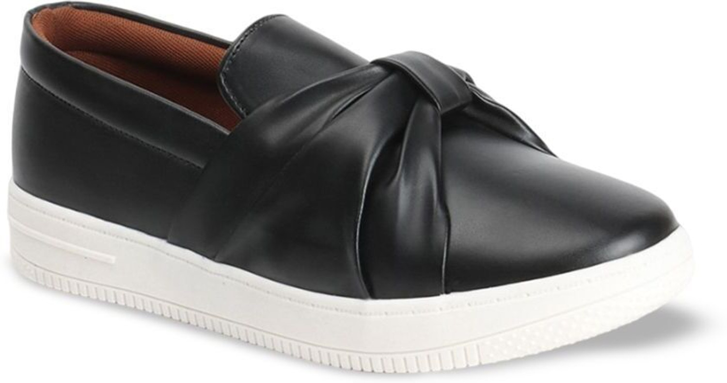 Image of Roadster Women Textured Casual Slip-On Sneakers Sneakers For Women