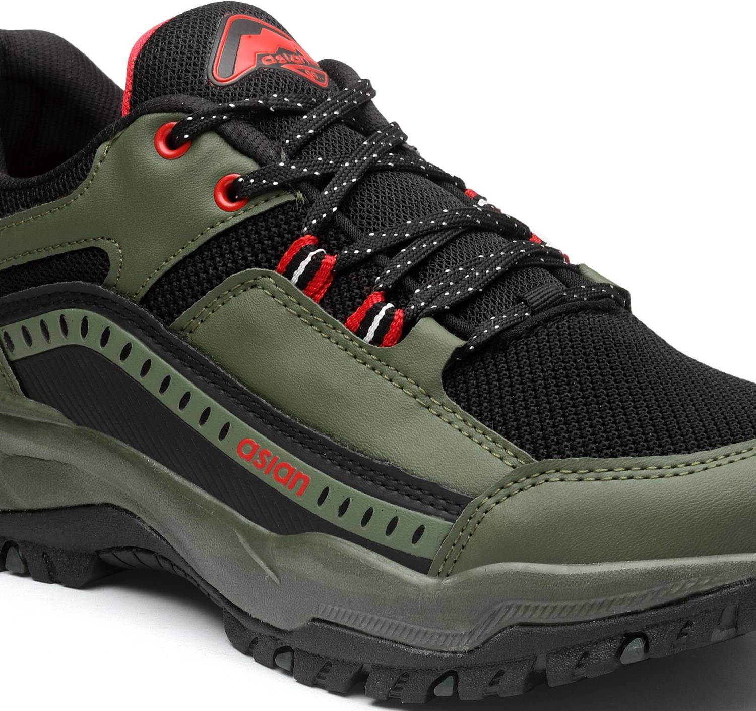 Asian Everest-01 Black Trekking Shoe for Men - Image 5