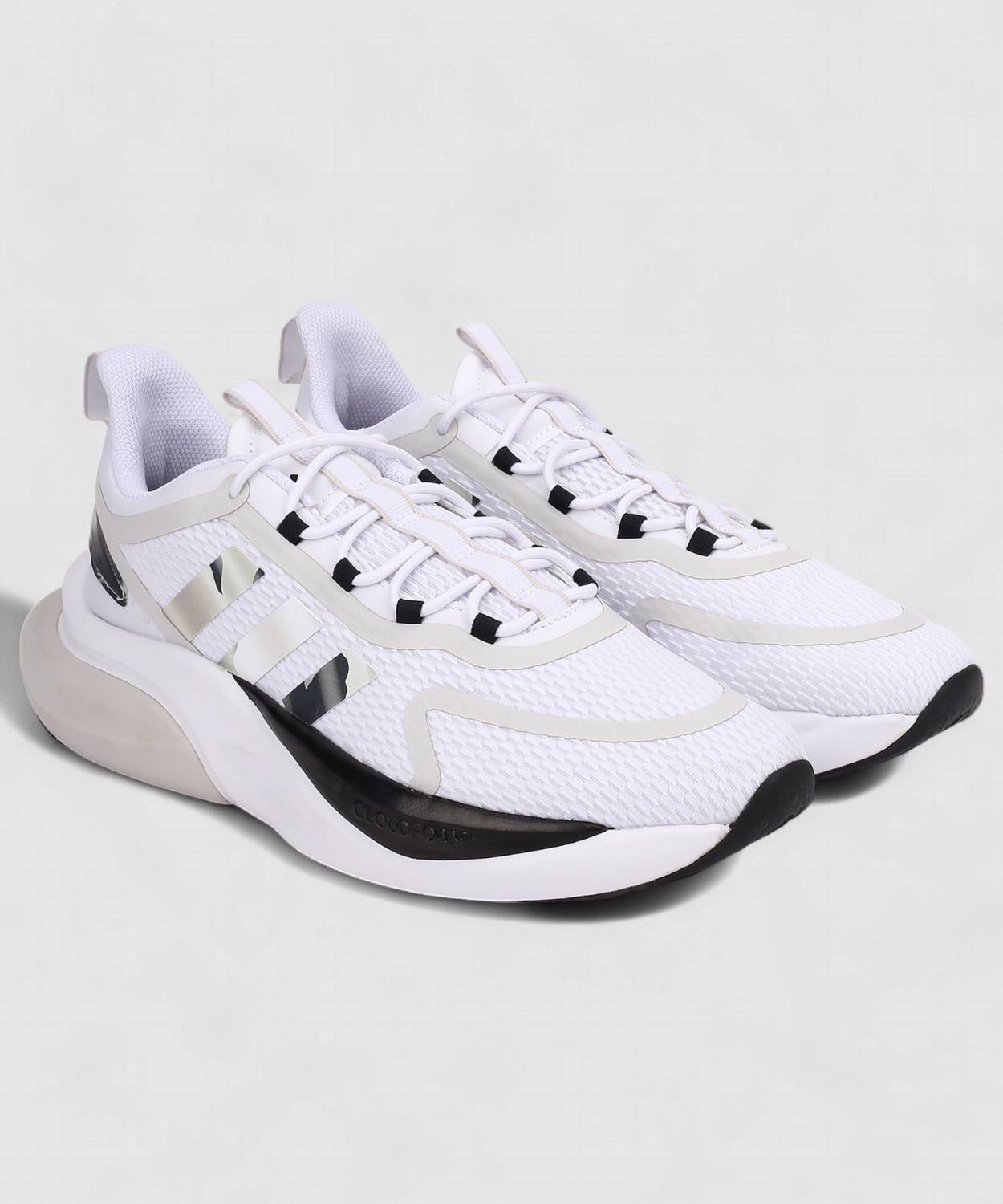 adidas gazelle silver green womens Men's adidas Alphabounce+ Running Shoes, 10, White/Silver/Blue