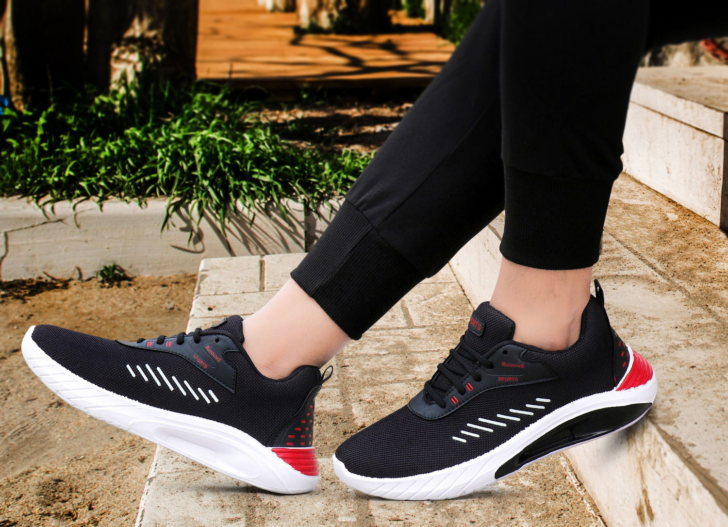 Image of Tying Men's Casual Sneakers Shoes | Anti-Slip | Modern Design | All-Day Comfort Running Shoes For Men