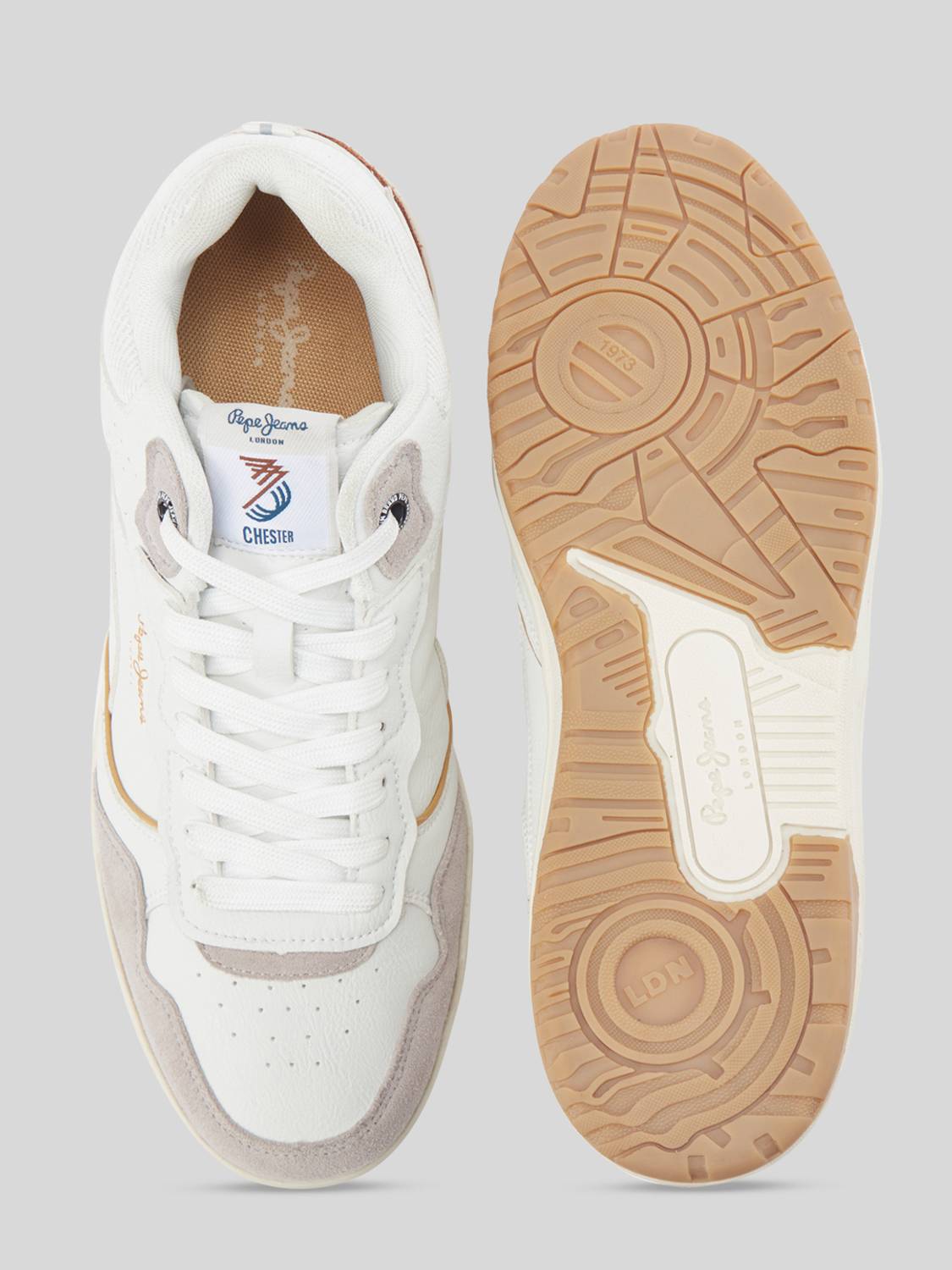 Pepe Jeans Sneakers For Men White - Image 3