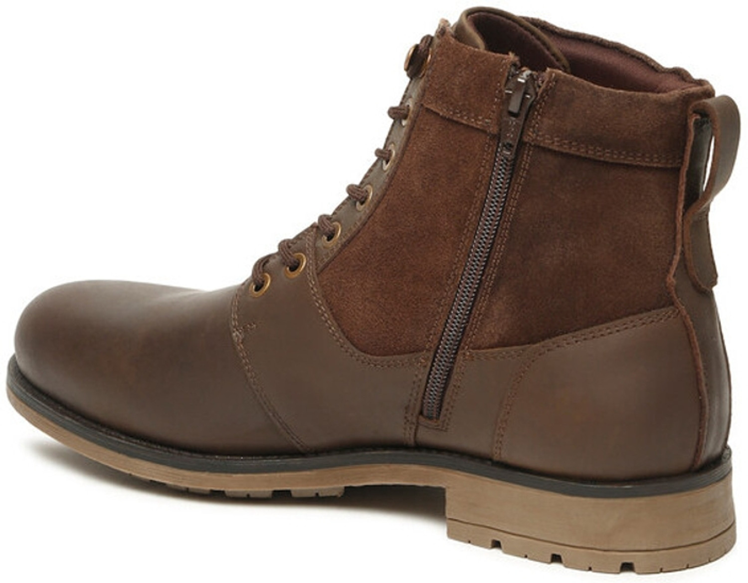 Image of Teakwood Leathers BROWN LEATHER MEN BOOT Boots For Men
