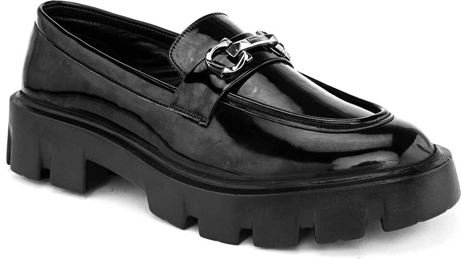 ASTEROID Mens Black Chunky Loafer - Image 4