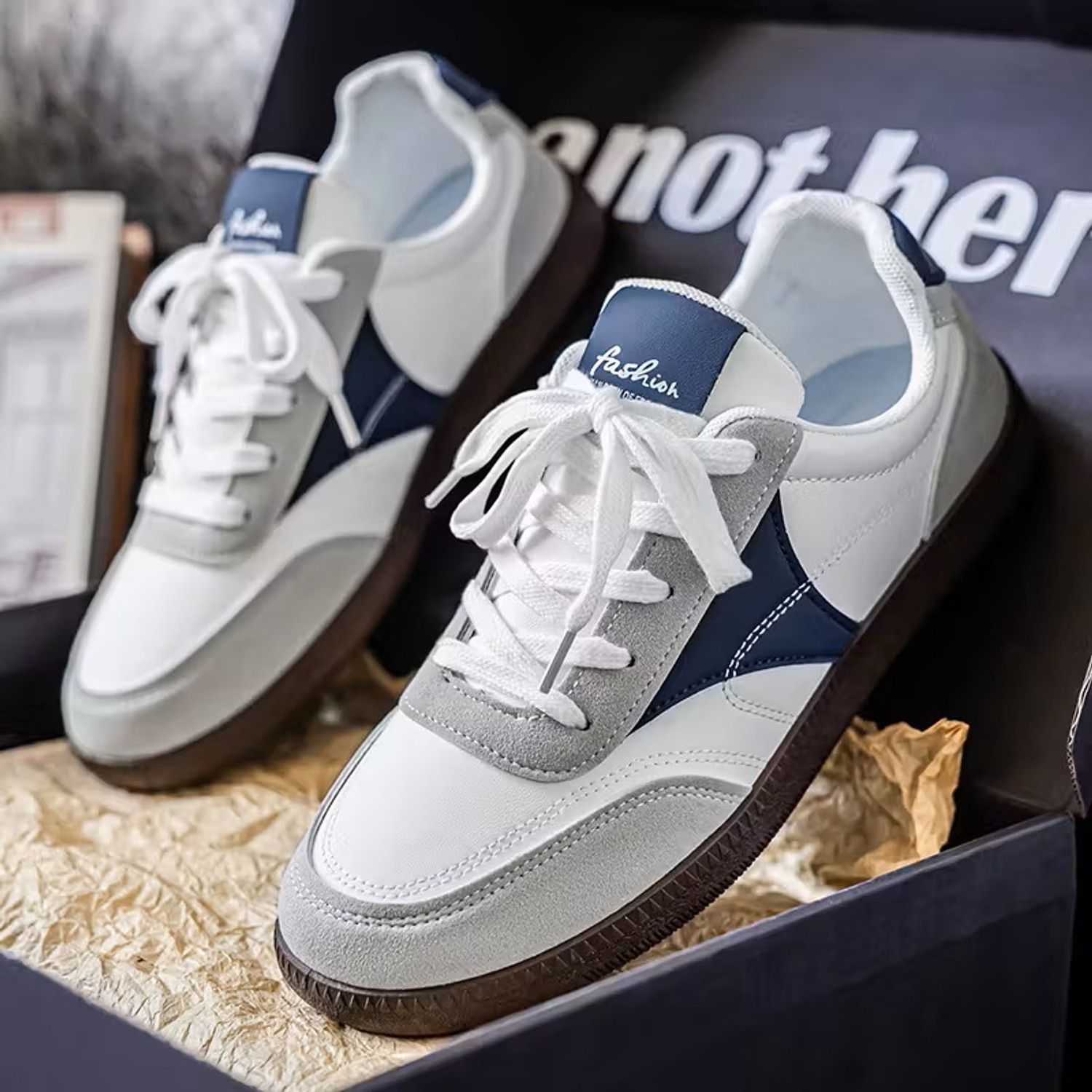 Image of Robbie jones Casual Lace-Up Sneakers for Men Sneakers For Men Sneakers For Men