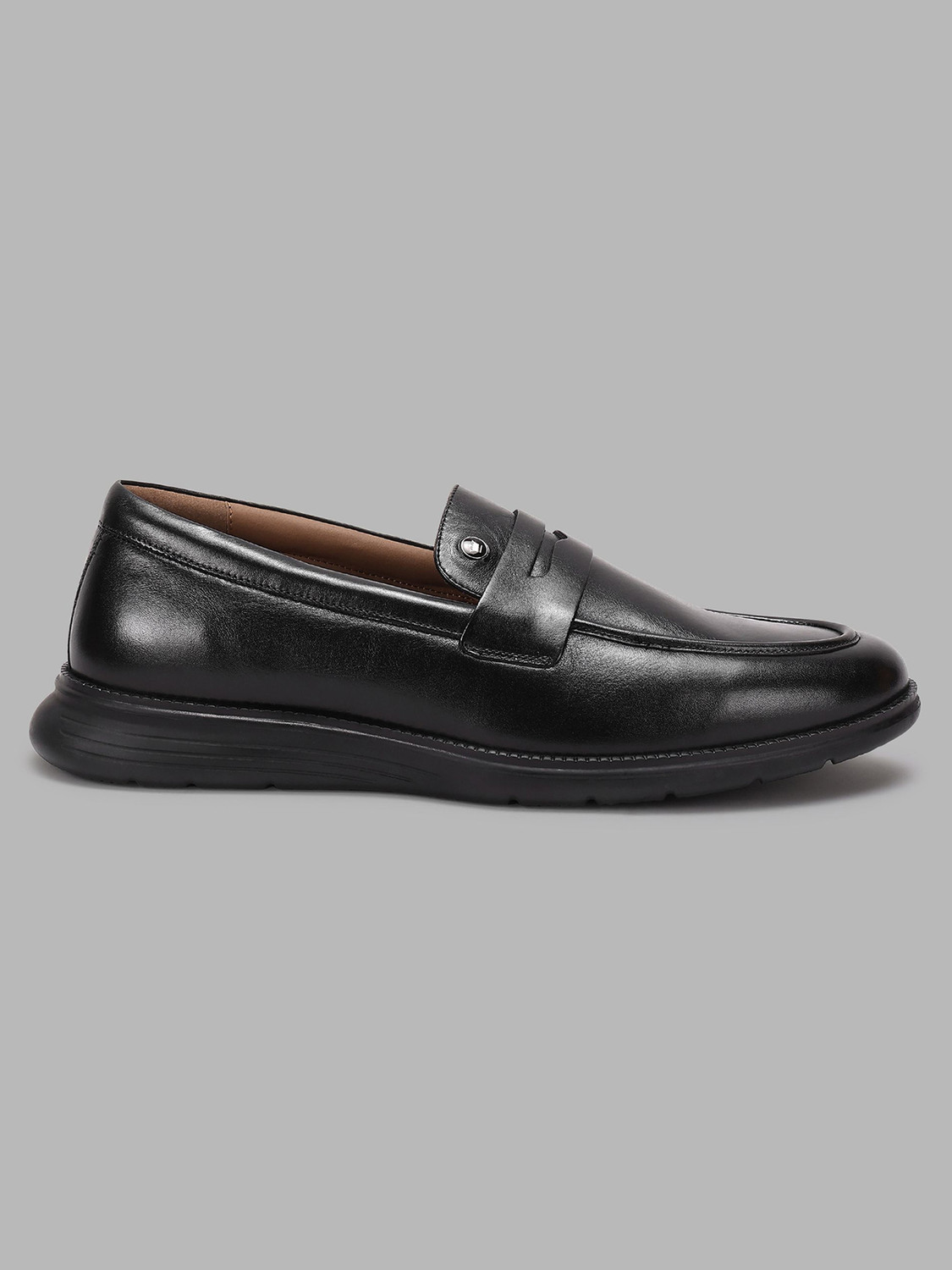 Image of LOUIS PHILIPPE Premium Leather Breathable Light Weight Flat Heel Casual Slip On For Men