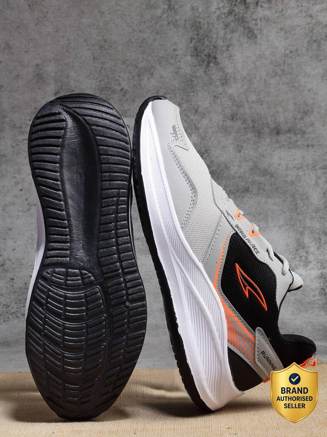 asian Thar-01 Grey Sneakers - Image 1