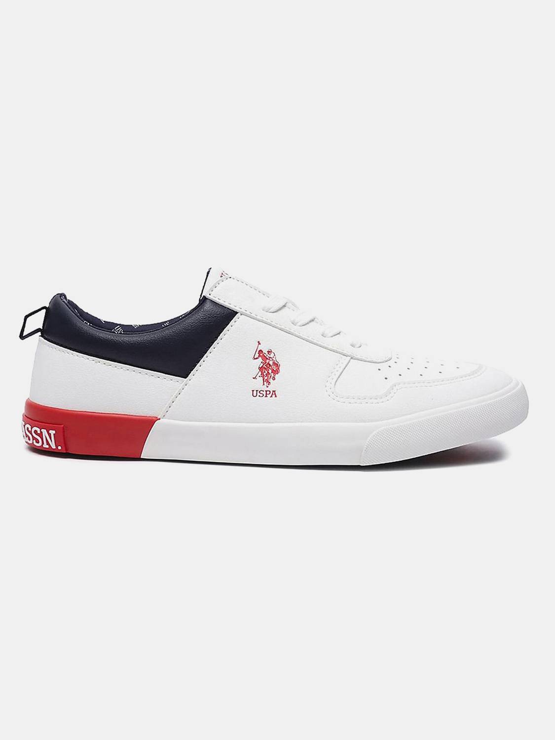 U.S. POLO ASSN. CLANAL 3.0 Men's White Sneakers - Image 5
