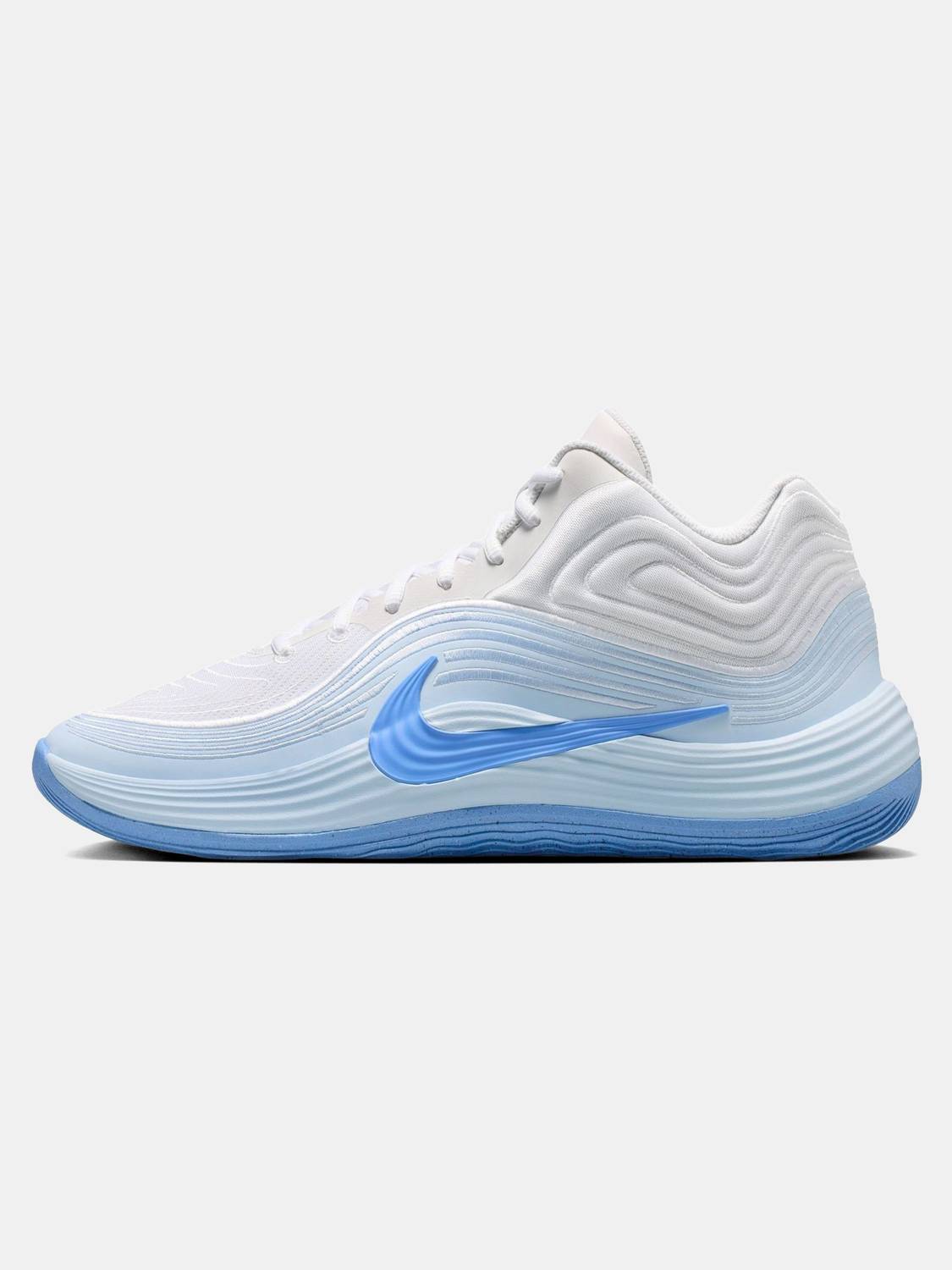 Nike Precision 8 Mid Basketball Shoes For Men - White - Image 2
