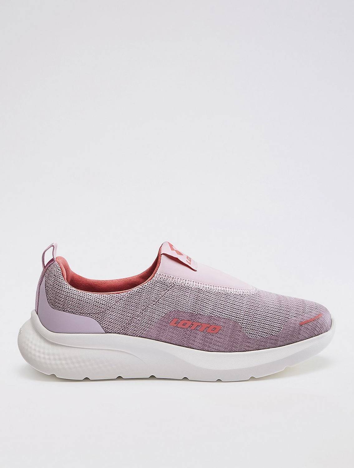 LOTTO FloWalk Slip-on Walking Shoes For Women (Purple , 6)