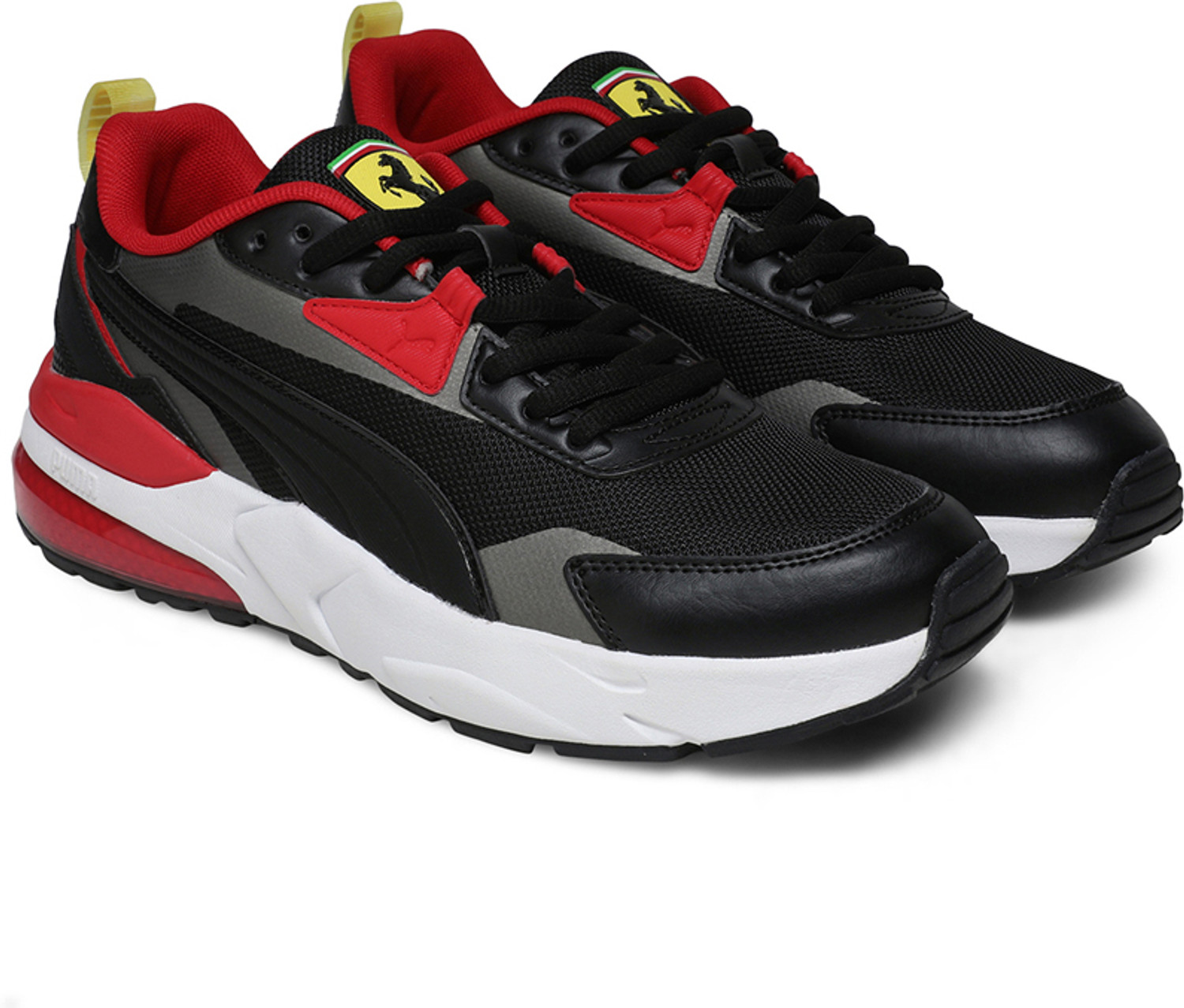 Image of PUMA Ferrari VIS2K IN Sneakers For Men (Black, 7)