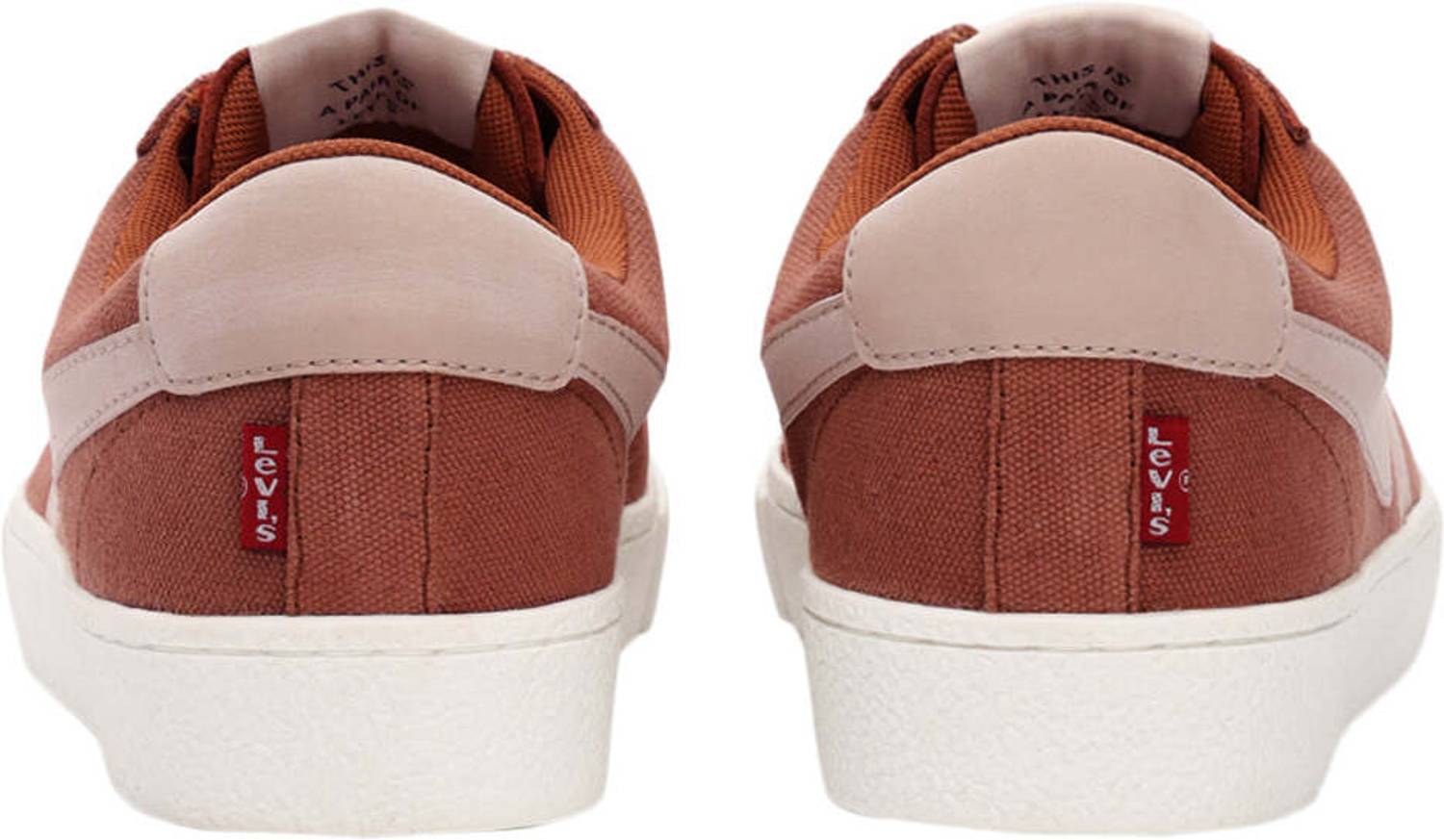 LEVI'S Men's Rust Colorblock Sneakers Brown - Image 2