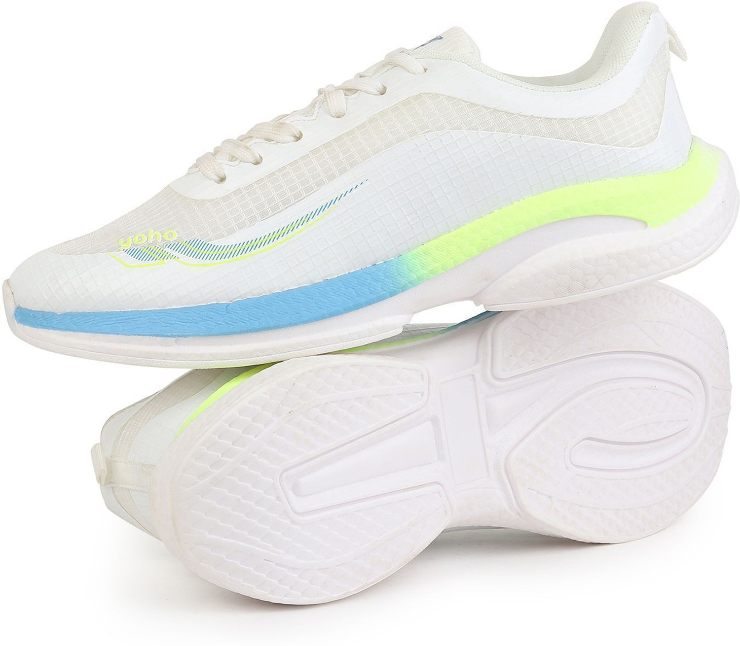 Image of yoho RushHour Dynamiq 1800|EVA Sole | Lightweight & Cushioned |AntiSkid LaceUp Shoe Walking Shoes For Men