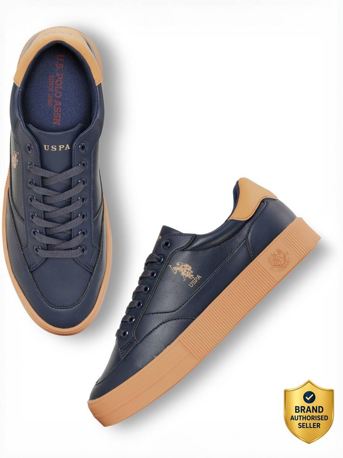 U.S. POLO ASSN. OLIVIER 2.0 Men's Blue Sneakers - Image 1