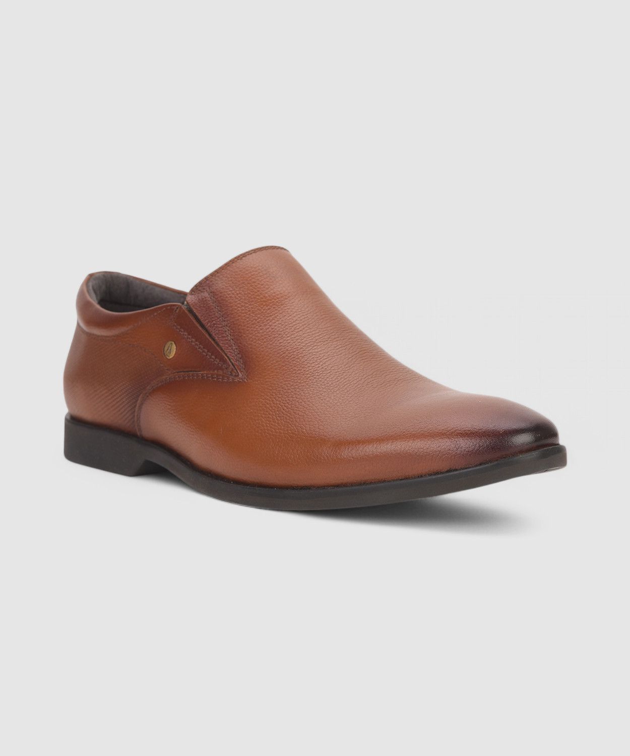 Image of HUSH PUPPIES Hush Puppies Mens Black Slipon Comfort and Elegance Perfect Business Casual Slip On For Men