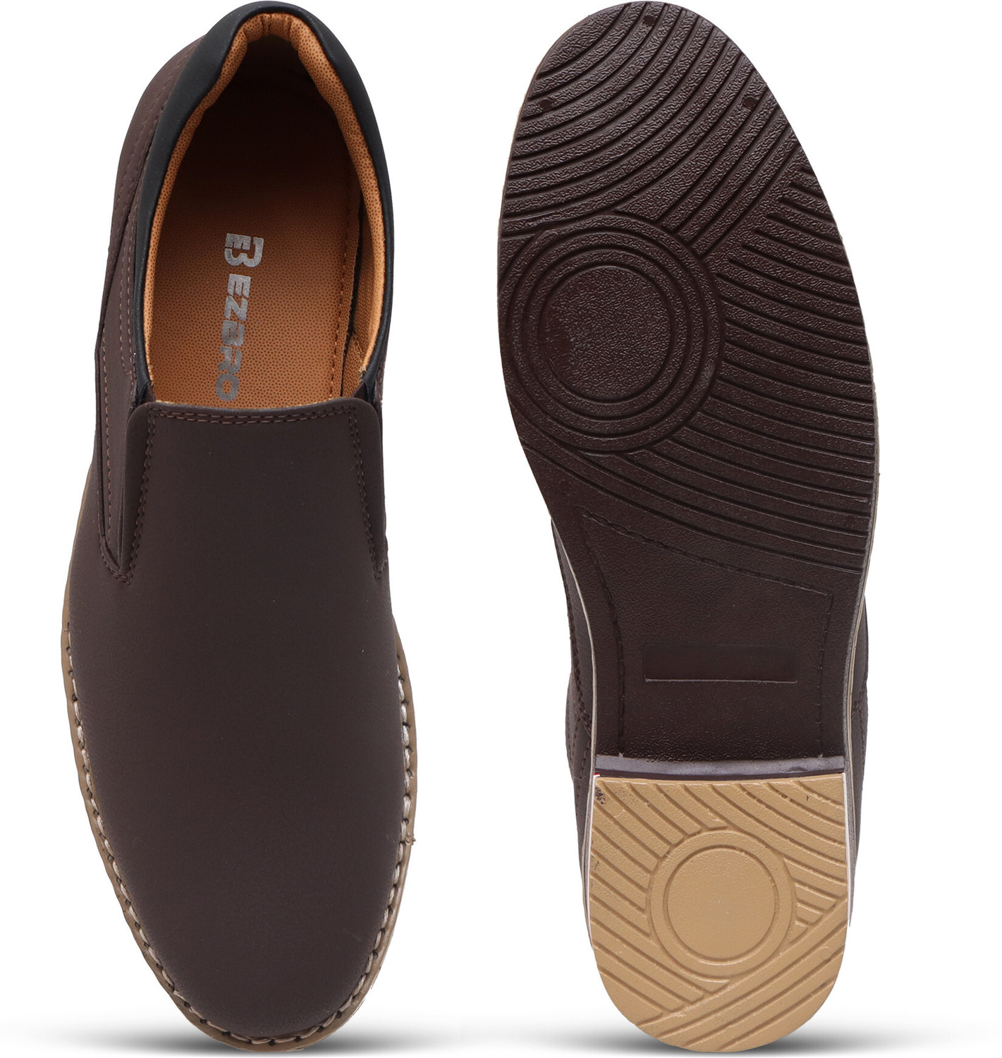 Image of EZBRO Men's Genuine Quality And Flexible Slip-On Shoes For Men Mocassin For Men