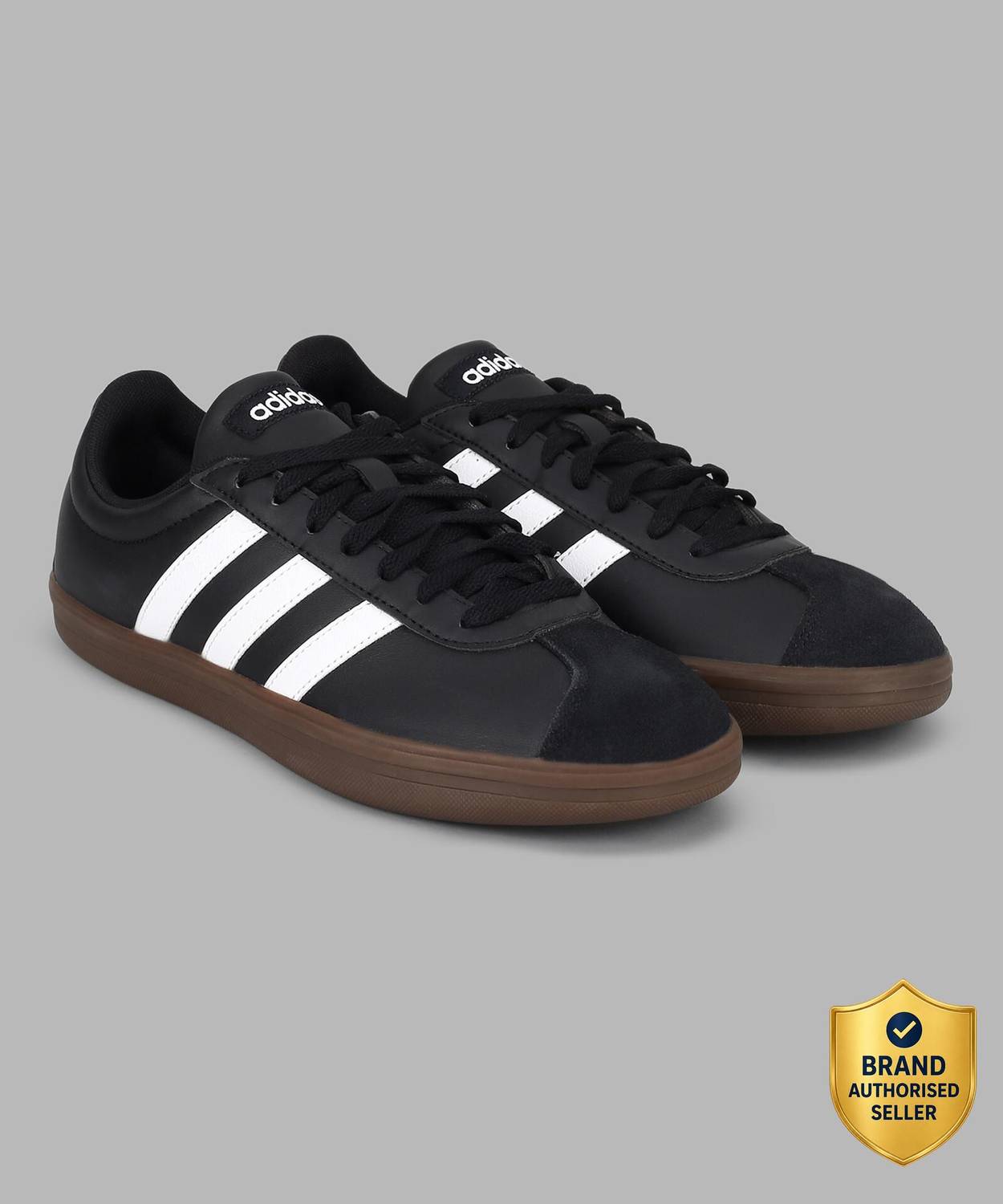 Adidas VL Court Base IKD Black Men's Sneakers - Image 1