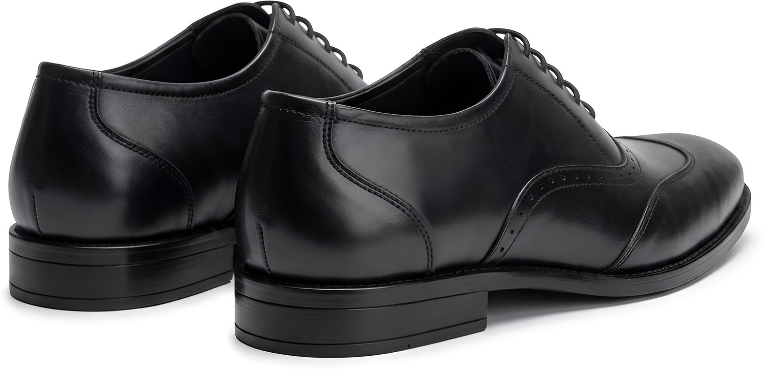 Image of TOM HENDRIX Men's Genuine Leather Brogue Formal Classic Oxford Style Lace-Up Shoes Oxford For Men