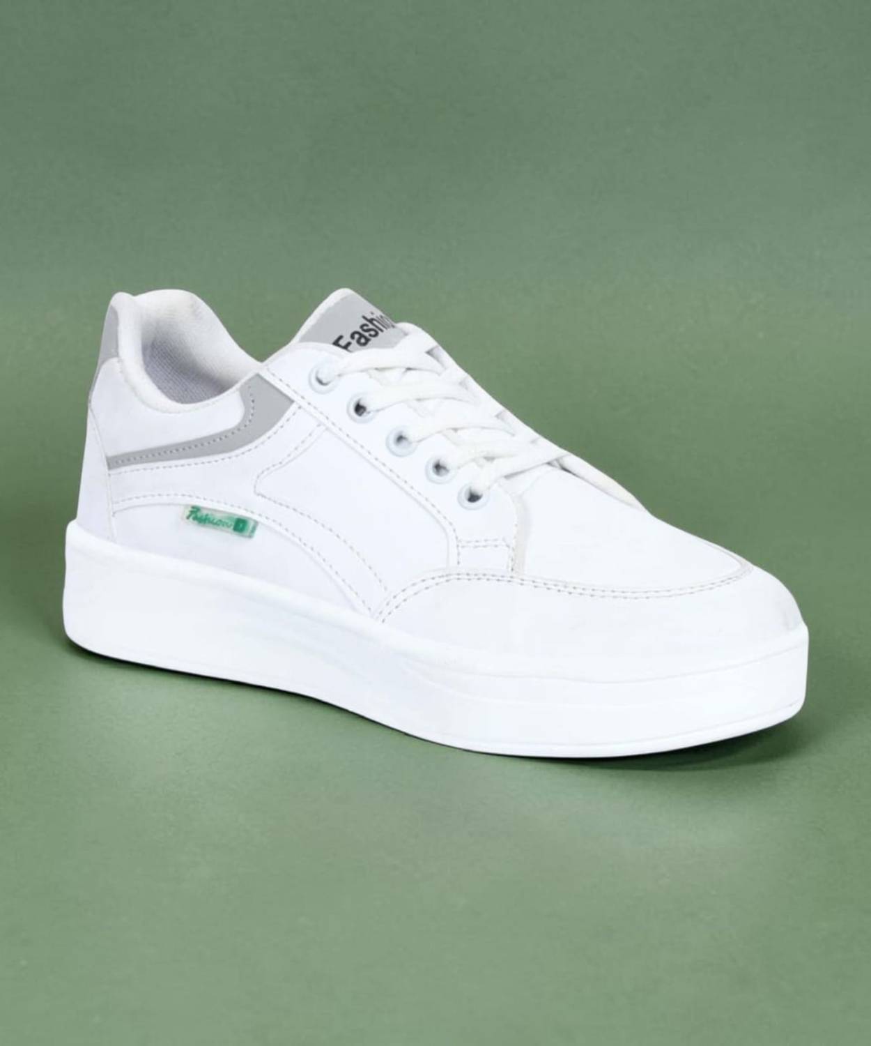 FooTken Sneakers For Men White - Image 3