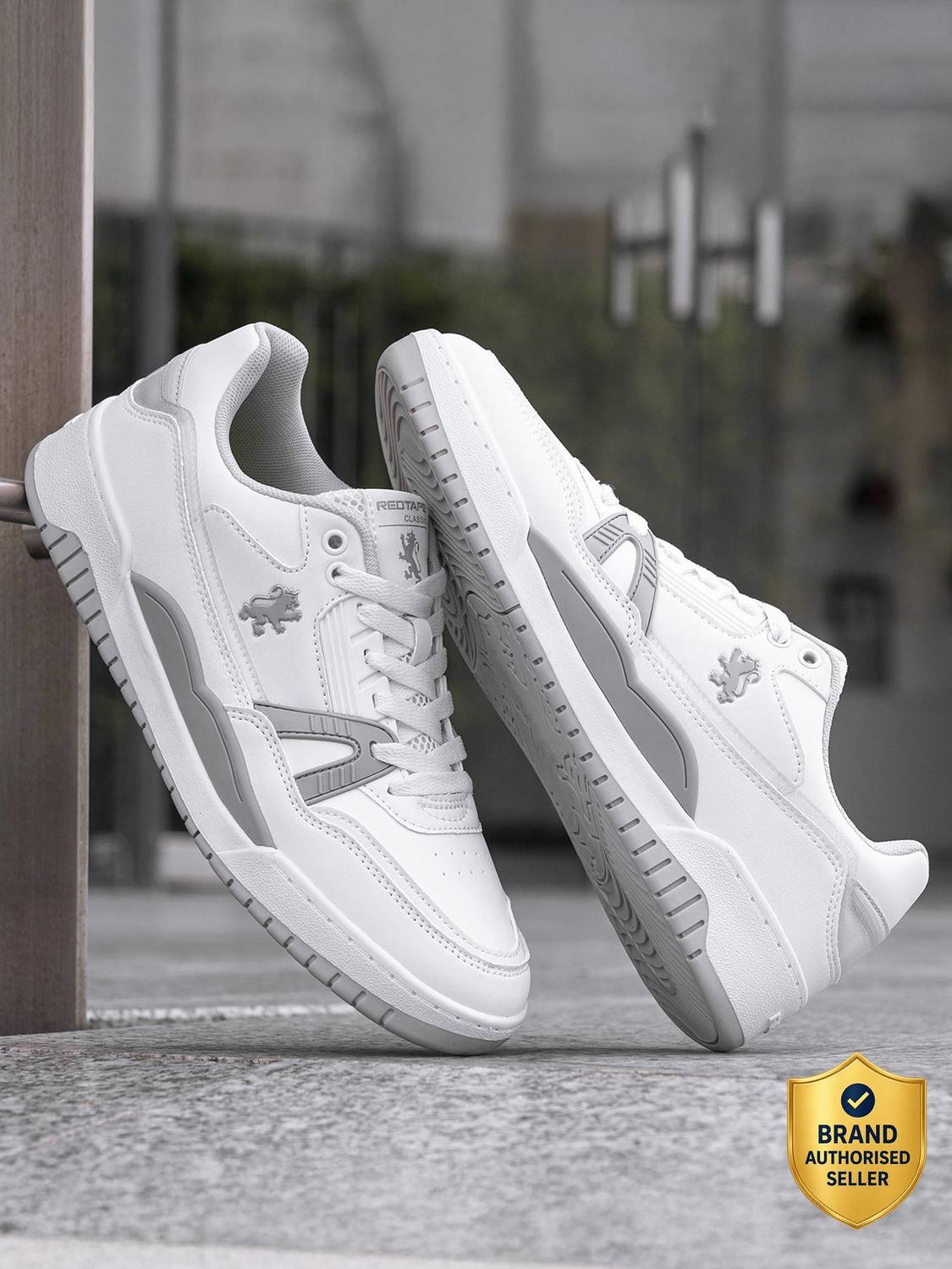 RED TAPE White Men's Casual Sneakers - Image 1