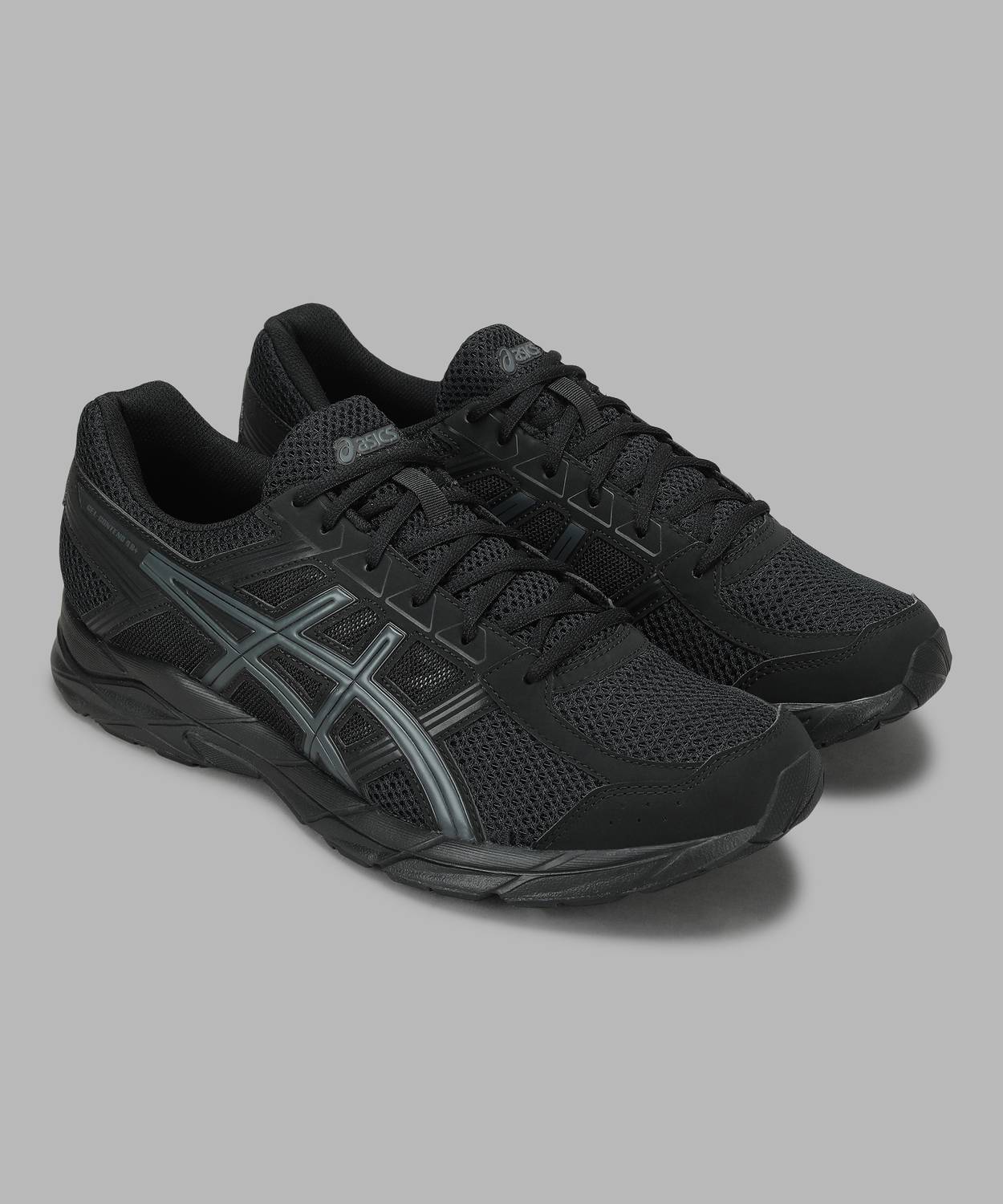 Asics GEL-CONTEND 4B+ Men Black Running Shoes - Image 1