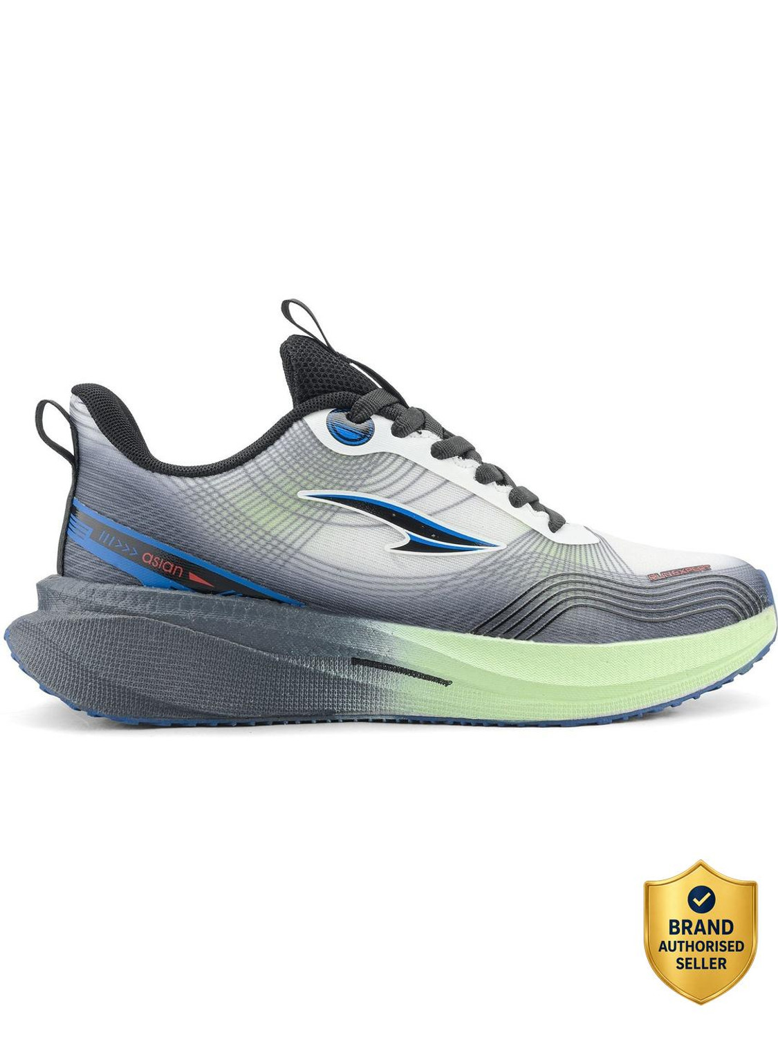 Image of asian Hypercushion Carbon-08 Running Shoes with Energy Return Bounce & Carbon Plate Sneakers For Men