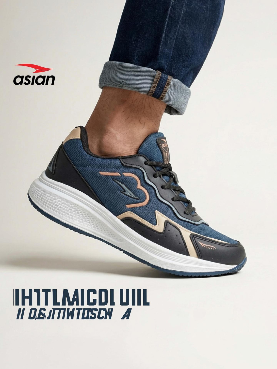 Image of asian Thar-24 Lightweight Running Shoes for Men with Breathable Knit For Men
