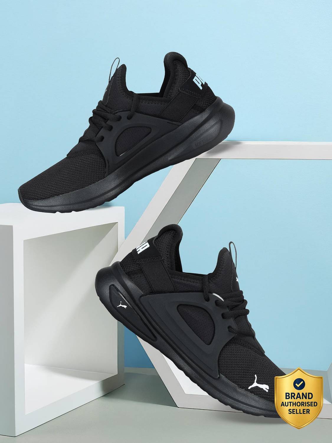 PUMA Softride Enzo Evo Better Rem Sneakers (Black)