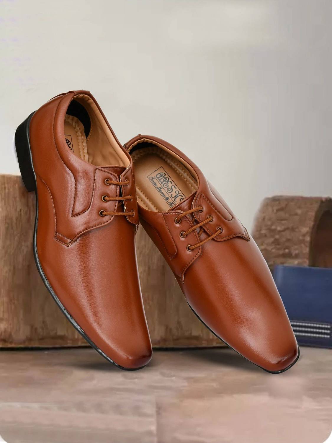 Aaeshu Men's & Boy's Stylish & Comfortable Synthetic Leather Atractive Formal Shoe Derby For Men
