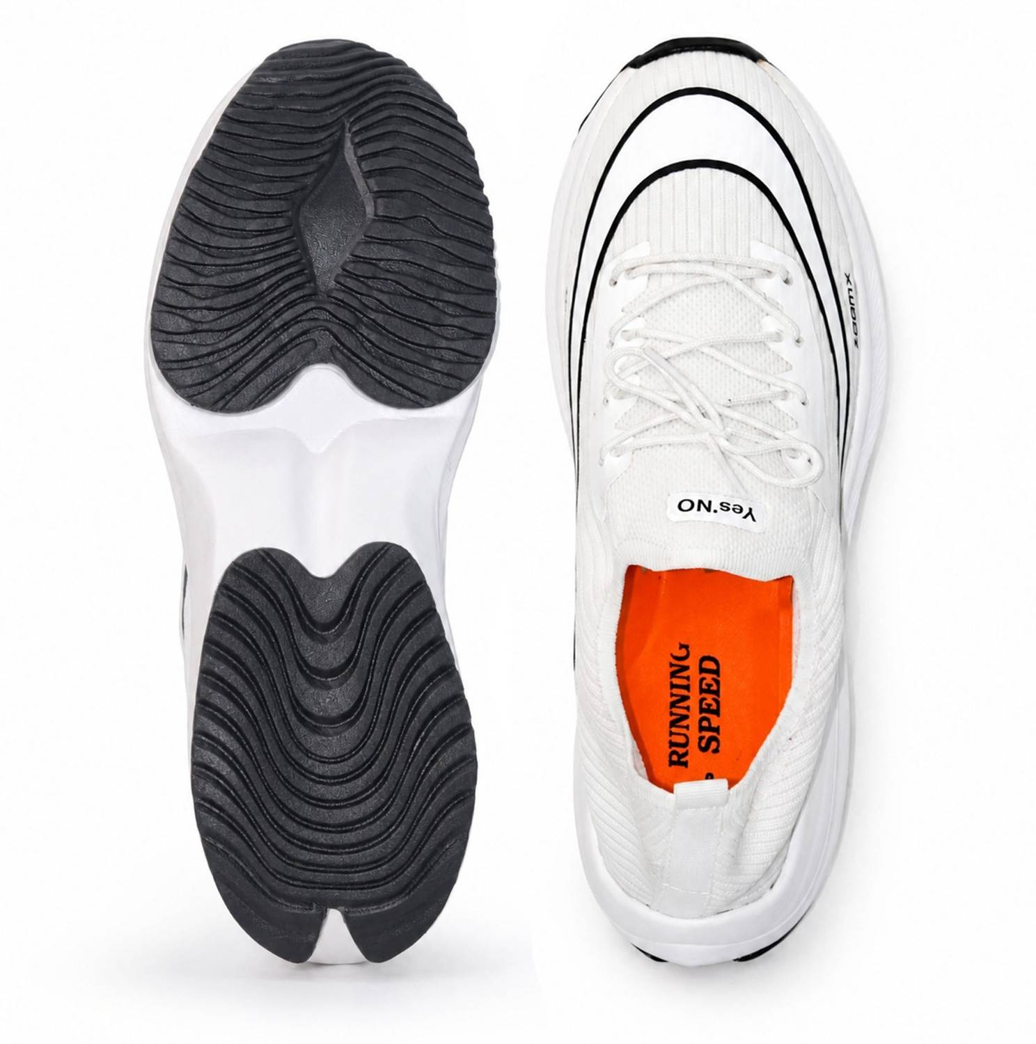 Yes'No Men's Lightweight Mesh Running Shoes - Image 3