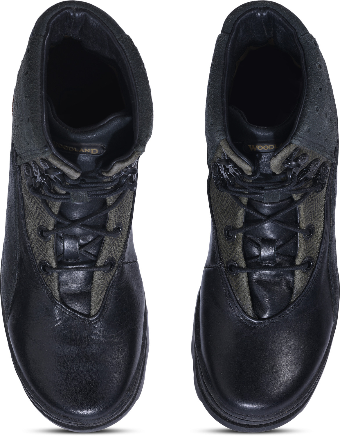 Image of WOODLAND Chelsea Leather Slip On Premium Office Wear Lace Up For Men