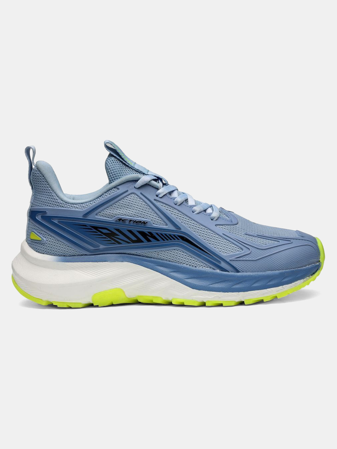 Image of action Athleo N-2007 Lightweight Comfortable Trendy Breathable Sports Lace-Up Running Shoes For Men