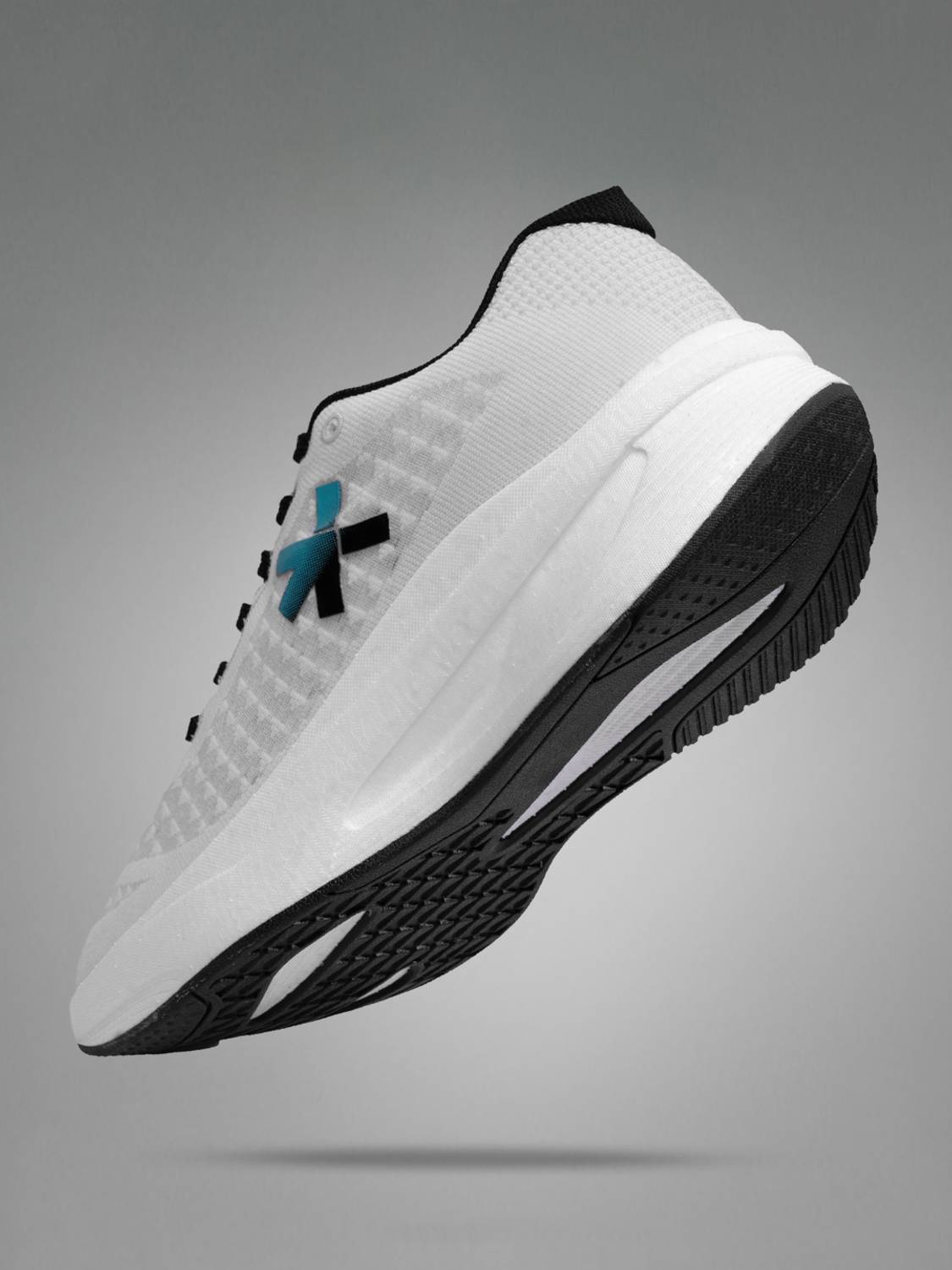 HRX by Hrithik Roshan Men's White Running Shoes - Image 3