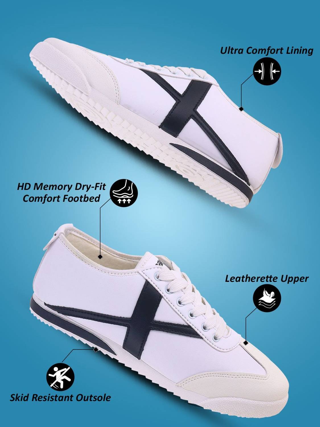 Sparx SM 4012 White Sneakers for Men - Image 5